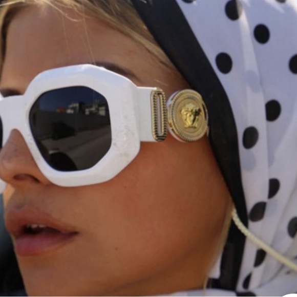 Versace White Sunglasses - Picture 4 of 10